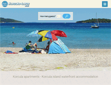 Tablet Screenshot of korcula-larus.com